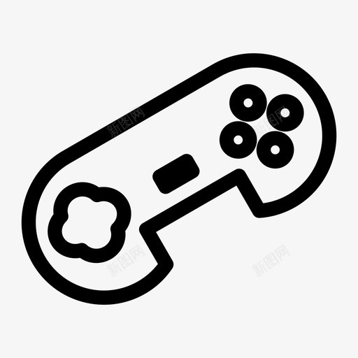 gamepadplaystation视频游戏图标svg_新图网 https://ixintu.com gamepad playstation 视频游戏