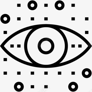 数据分析眼睛研究图标图标