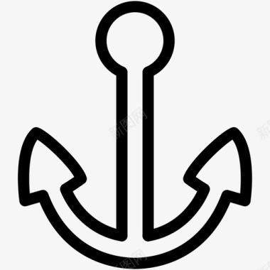 锚船海事图标图标