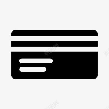 信用卡atm卡付款图标图标