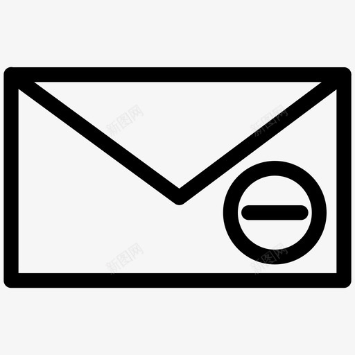 垃圾邮件阻止电子邮件图标svg_新图网 https://ixintu.com 信件 垃圾邮件 消息 电子邮件 阻止