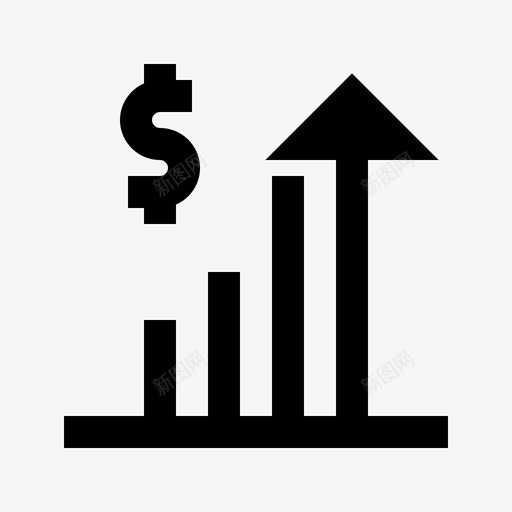 利润金融货币图标svg_新图网 https://ixintu.com 利润 货币 金融 金融网络网格