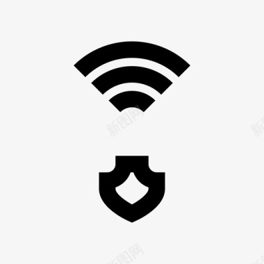 受保护wifi保护安全图标图标