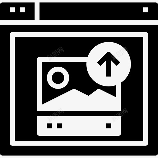 web浏览器界面照片图标svg_新图网 https://ixintu.com ui web浏览器 web浏览器详细信息实心图标 照片 界面