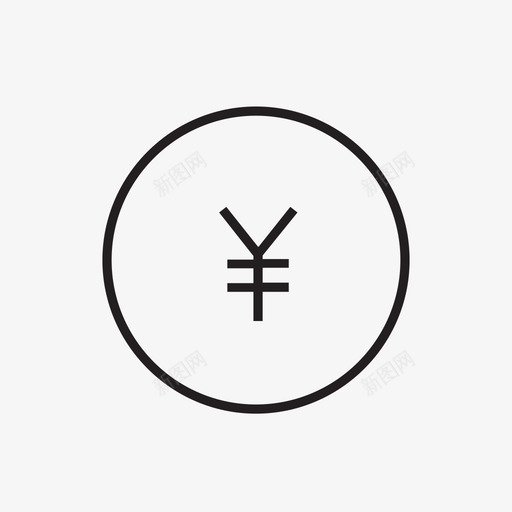 yenyuan按钮货币日元图标svg_新图网 https://ixintu.com yenyuan按钮 价格 日元 电子商务touchready图标 货币