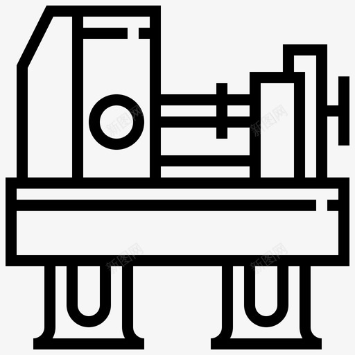 机器硬件加工图标svg_新图网 https://ixintu.com 加工 工厂要素 机器 机器人 硬件