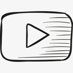 YouTubeYoutube徽标多媒体手工社交图标高清图片