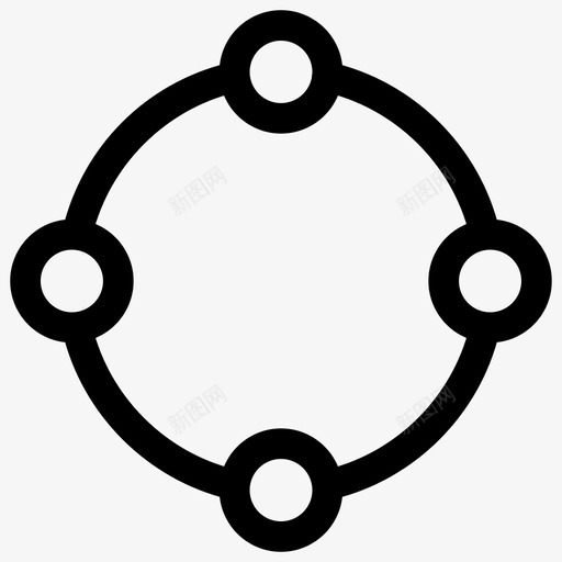 圆图形和形状图标svg_新图网 https://ixintu.com 图形和形状 矢量圆