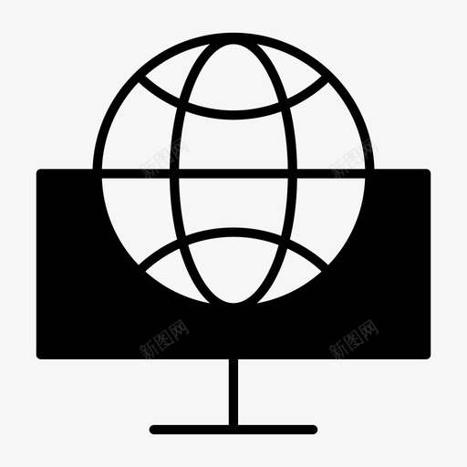 互联网浏览全球互联网可用性图标svg_新图网 https://ixintu.com 互联网可用性 互联网浏览 全球