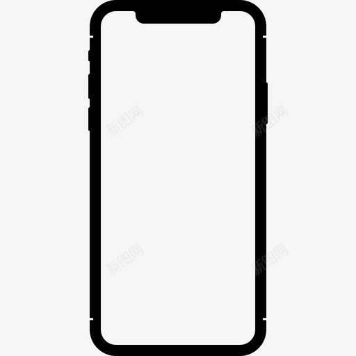 iphonex苹果设备图标svg_新图网 https://ixintu.com iphonex 小工具 屏幕 智能手机 苹果 苹果iphonex 设备