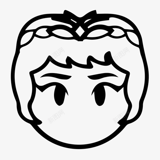 塞尔西兰尼斯特人物权力游戏图标svg_新图网 https://ixintu.com 人物 冬季 塞尔西兰尼斯特 女王 权力游戏