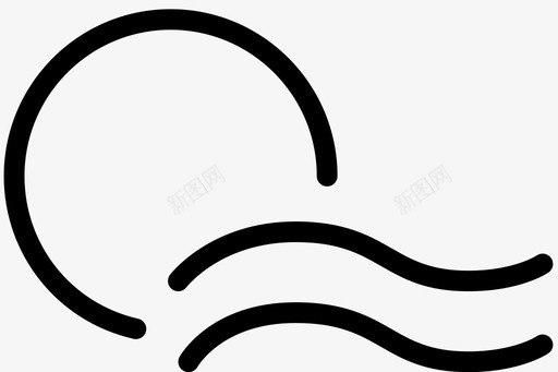 雾 有风svg_新图网 https://ixintu.com 雾 有风