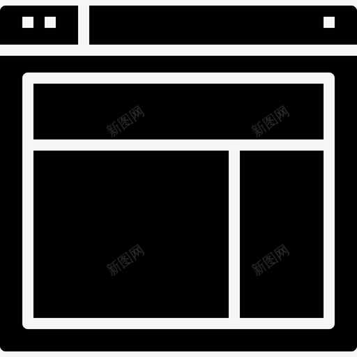 web布局浏览器页面图标svg_新图网 https://ixintu.com ui web层细节实体图标 web布局 浏览器 站点 网站 页面