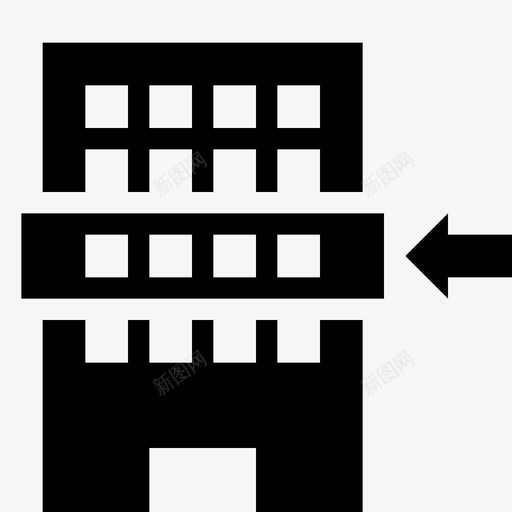 公寓建筑真实状态图标svg_新图网 https://ixintu.com 公寓 建筑 真实状态