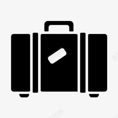 行李手提箱旅行箱图标图标