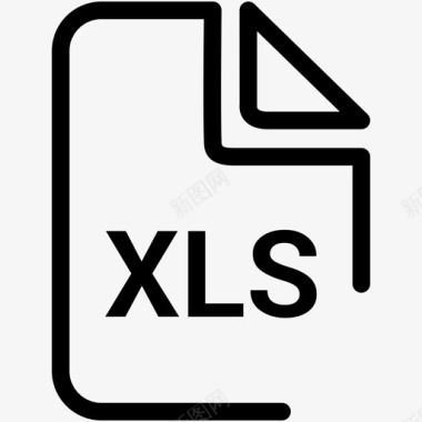 文件xls文档格式图标图标