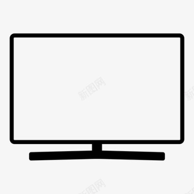 电视屏幕智能电视图标图标