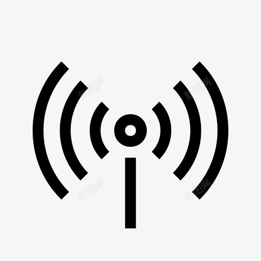 服务器无线电无线电波图标svg_新图网 https://ixintu.com acuteline服务器 信号 接收 无线电 无线电波 服务器 波