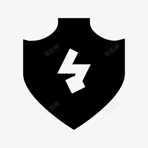 屏蔽防护安全图标svg_新图网 https://ixintu.com 安全 安全防护网络网格 屏蔽 防护