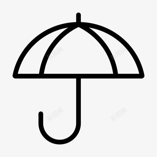 雨伞保险防护图标svg_新图网 https://ixintu.com jumpicon教育专线 保险 安全 遮阳伞 防护 防雨 雨伞