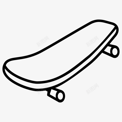 滑板甲板极限运动图标svg_新图网 https://ixintu.com 极限运动 滑板 甲板