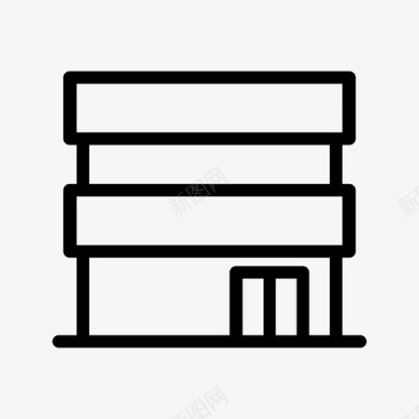 独立商店建筑物房屋图标图标