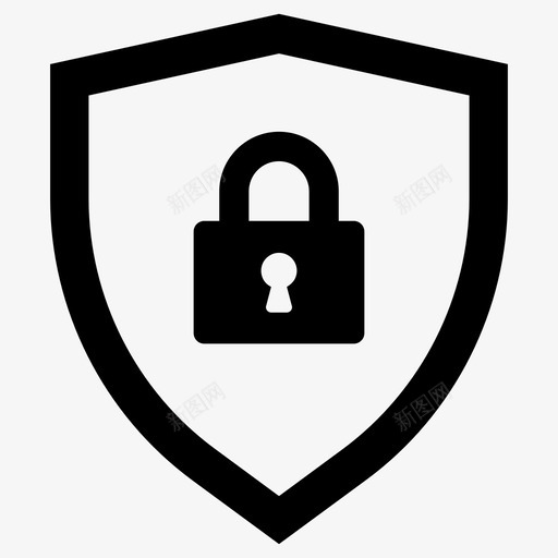 安全防护罩安全保险箱图标svg_新图网 https://ixintu.com 安全 安全保险箱 防护罩
