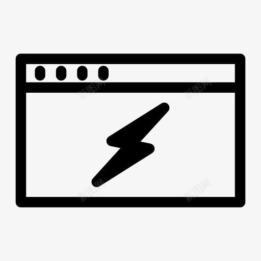 lightning浏览器浏览器界面浏览器窗口图标svg_新图网 https://ixintu.com lightning浏览器 web浏览器 浏览器界面 浏览器窗口 通知