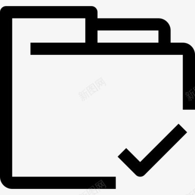文件夹和归档检查文档图标图标