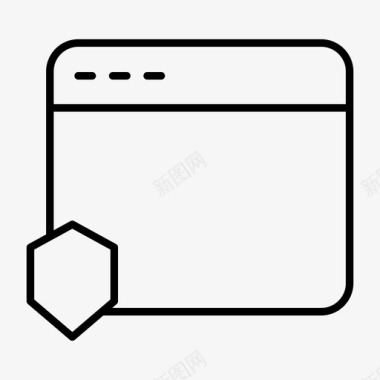 web浏览器受保护通知站点图标图标