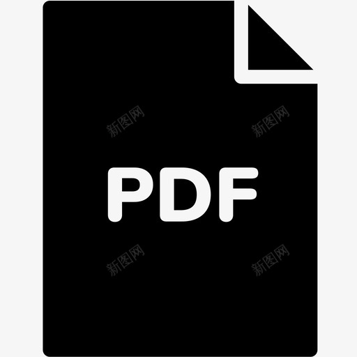pdf文件扩展名格式图标svg_新图网 https://ixintu.com pdf文件 扩展名 文件格式vol4glyph 格式 类型