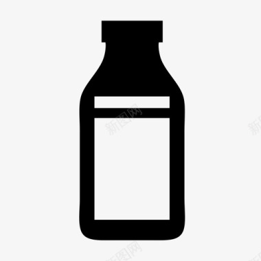 奶瓶奶制品液体图标图标