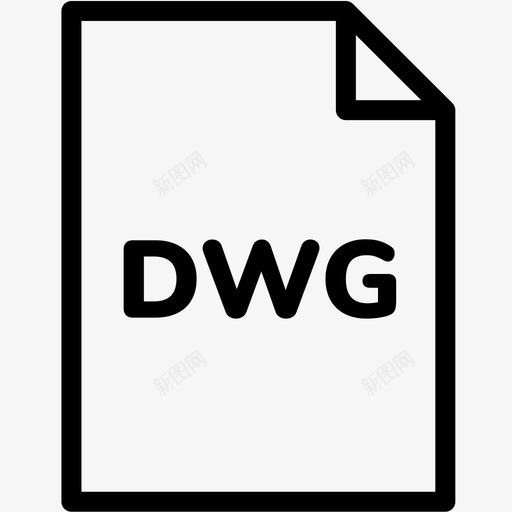 dwg文件扩展名格式图标svg_新图网 https://ixintu.com dwg文件 扩展名 文件格式vol4行 格式 类型