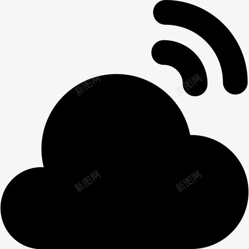 Wifi云天气数据分析图标svg_新图网 https://ixintu.com Wifi云 天气 数据分析