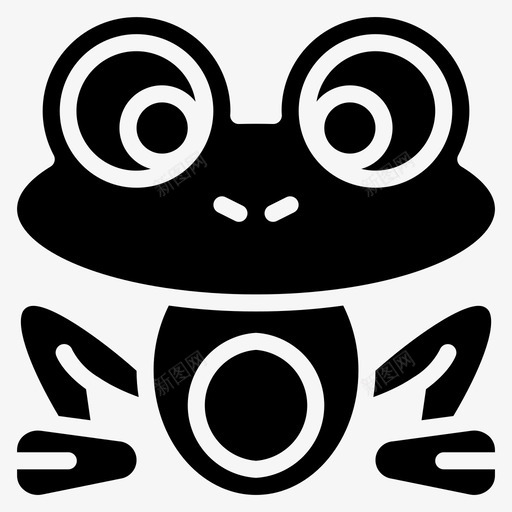 青蛙动物童话图标svg_新图网 https://ixintu.com 公主 动物 故事 故事时间 童话 青蛙