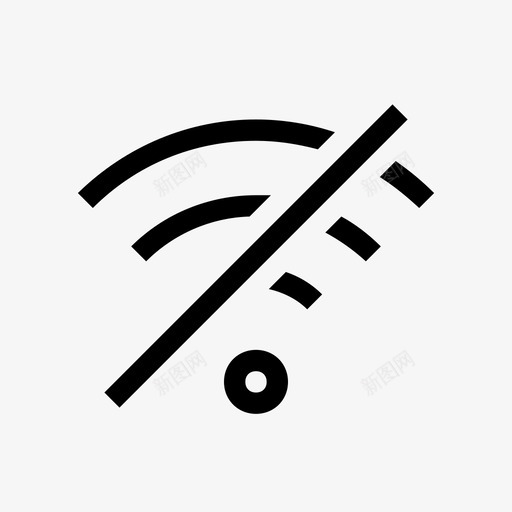 服务器断开连接网络图标svg_新图网 https://ixintu.com acuteline服务器 wifi 关闭 断开连接 无线 服务器 网络