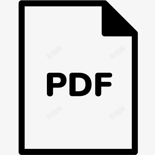 pdf文件扩展名格式图标svg_新图网 https://ixintu.com pdf文件 扩展名 文件格式vol4混合 格式 类型