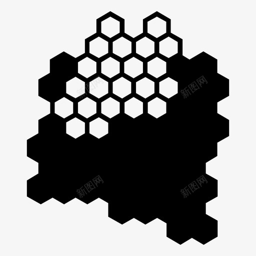 蜂蜜蜜蜂蜂巢图标svg_新图网 https://ixintu.com 蜂巢 蜂蜜 蜜蜂