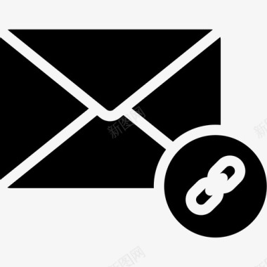 链接电子邮件信封信件图标图标
