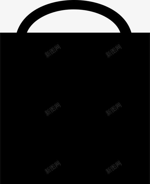 购物袋公文包图标svg_新图网 https://ixintu.com 公文包 购物袋