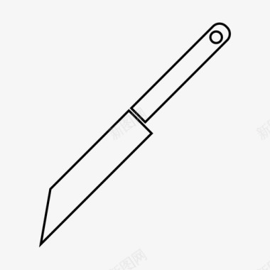 刀烹饪切割图标图标