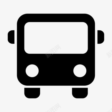 公共汽车运输工具卡车图标图标