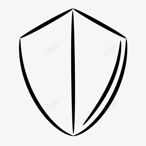 盾牌封锁防御图标svg_新图网 https://ixintu.com 保护 安全 封锁 盾牌 防御