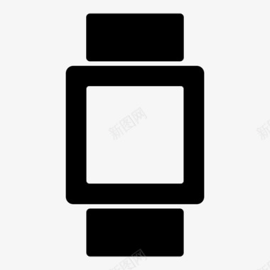 智能手表时间可穿戴图标图标