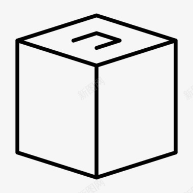 箱子纸板箱包装图标图标