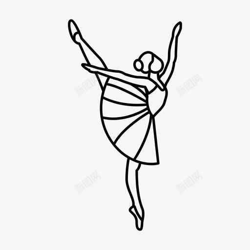 芭蕾舞演员阿拉伯花纹芭蕾舞图标svg_新图网 https://ixintu.com 伟大的美国人等体型 舞蹈 舞蹈演员 芭蕾舞 芭蕾舞演员 阿拉伯花纹