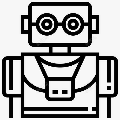 机器人人工智能创新图标svg_新图网 https://ixintu.com 人工智能 创新 技术 未来技术 机器人