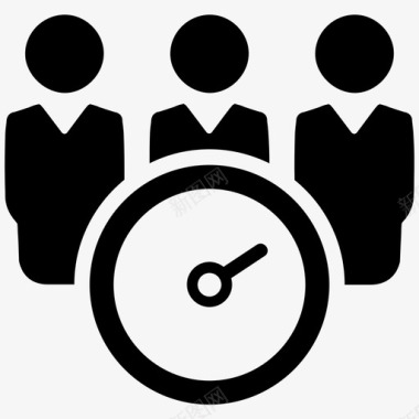会议时间截止日期工作人员图标图标