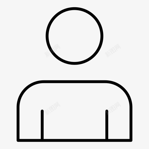 头像帐户人物图标svg_新图网 https://ixintu.com 业务和办公室细线卷1 个人资料 人物 头像 学生 帐户 用户