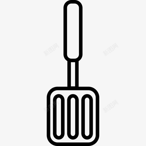 烹饪铲饮料和食物边界颜色图标svg_新图网 https://ixintu.com 烹饪铲 边界颜色 饮料和食物